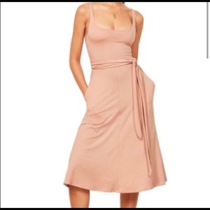 Reformation Blush colored Dress-size small